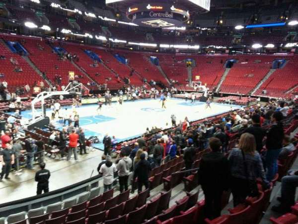 Centre Bell, section: 116, row: e, seat: 10