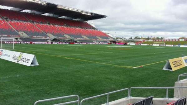 TD Place Stadium, section: y, row: 5, seat: 1