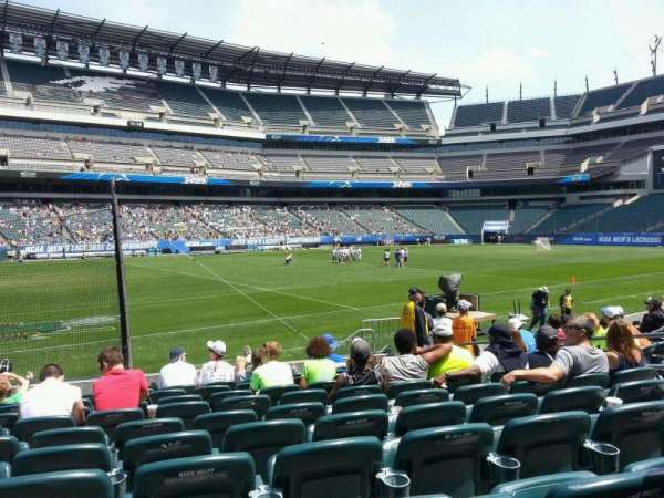 Lincoln Financial Field, section: 136, row: 10, seat: 10