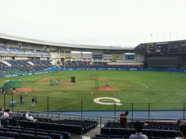 Zozo Marine Stadium, section: Home, row: 22, seat: 92