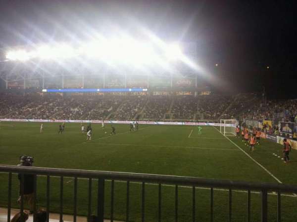 Subaru Park, section: 102, row: d