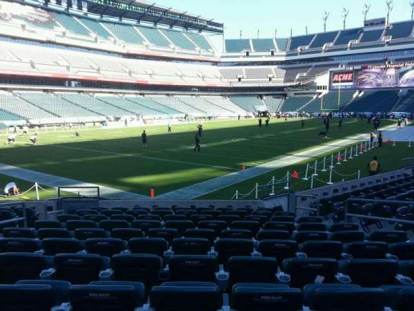 Lincoln Financial Field, section: 133, row: 11, seat: 9