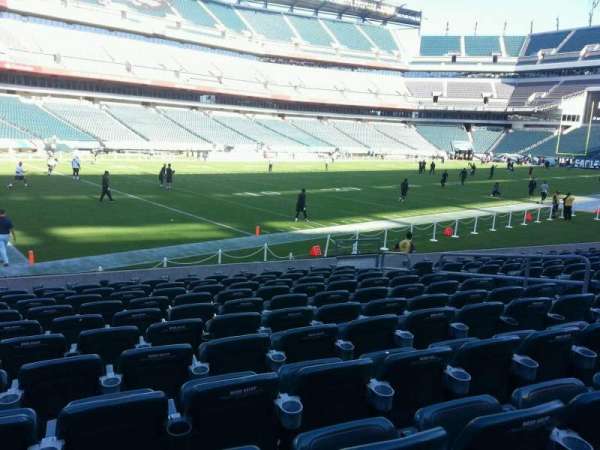 Lincoln Financial Field, section: 134, row: 11, seat: 10