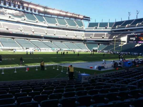 Lincoln Financial Field, section: 136, row: 11, seat: 10