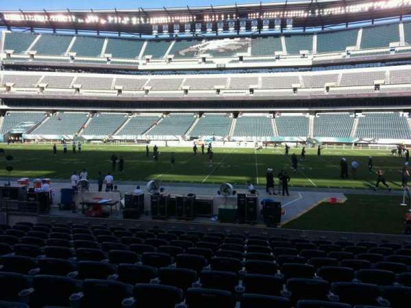 Lincoln Financial Field, section: 102, row: 11, seat: 12