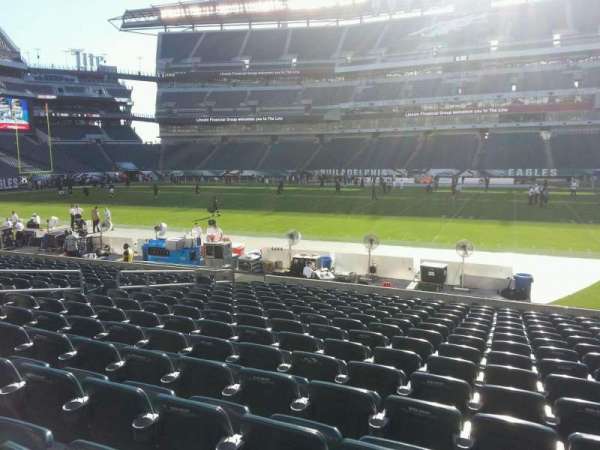 Lincoln Financial Field, section: 121, row: 15, seat: 12