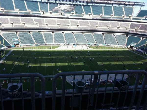 Lincoln Financial Field, section: 243, row: aca, seat: 6