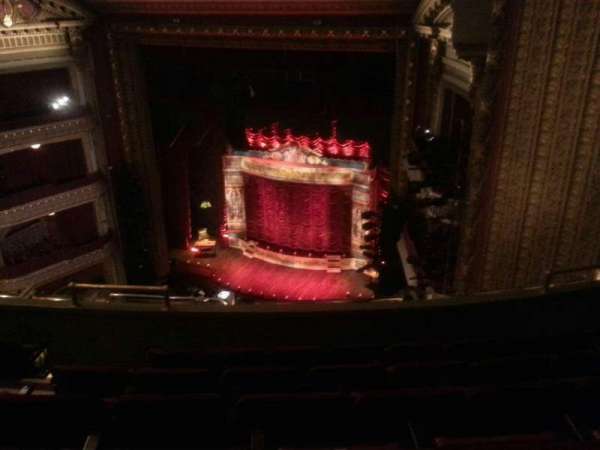 CIBC Theatre, section: Balcony R, row: F, seat: 12