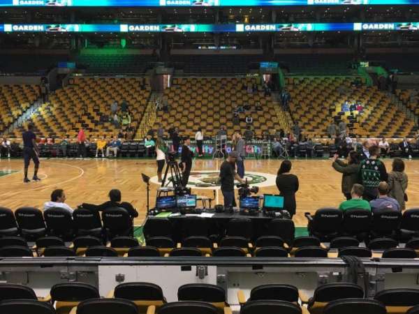 TD Garden, section: 12, row: 6, seat: 11