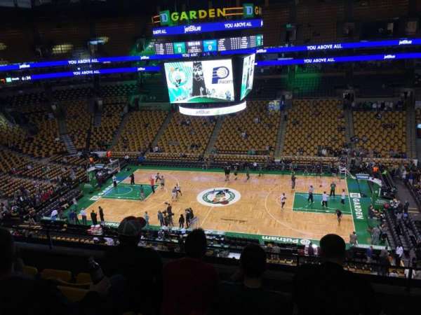 TD Garden, section: 330, row: 5, seat: 6