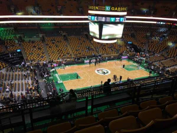TD Garden, section: 318, row: 10, seat: 14