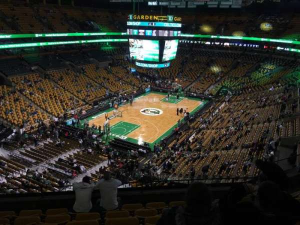 TD Garden, section: 321, row: 7, seat: 7