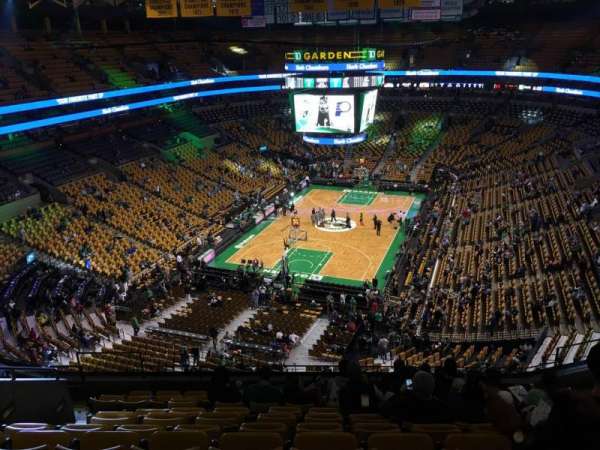 TD Garden, section: 322, row: 11, seat: 13