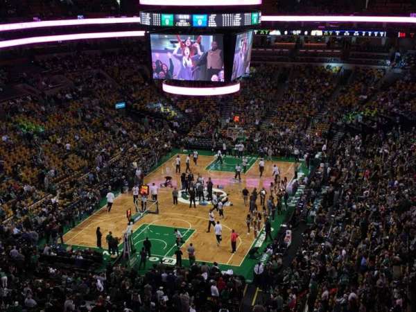 TD Garden, section: 307, row: 8, seat: 8