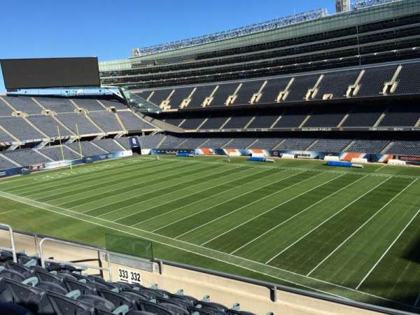 Soldier Field, section: 332, row: 6, seat: 9