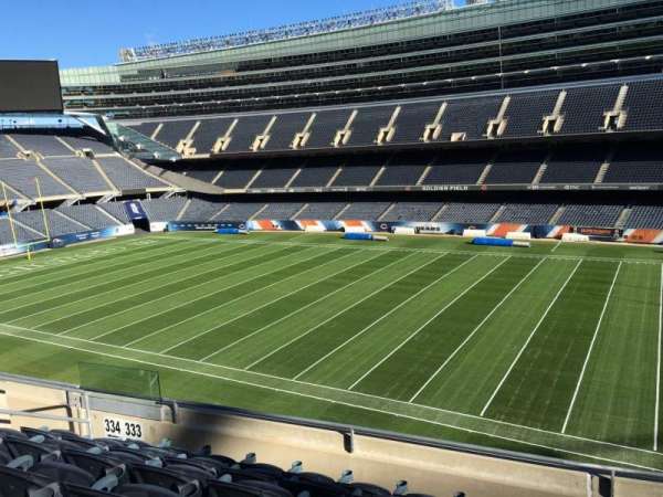 Soldier Field, section: 333, row: 6, seat: 9