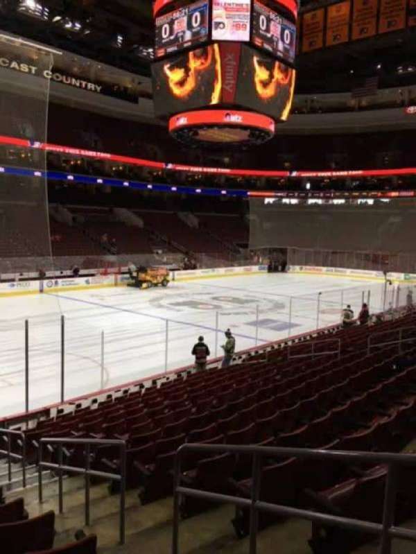 Xfinity Mobile Arena, section: 110, row: 15, seat: 14