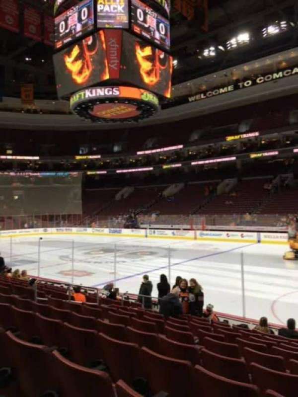 Xfinity Mobile Arena, section: 115, row: 11, seat: 13