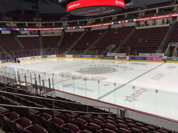 Giant Center, section: 108, row: K, seat: 1