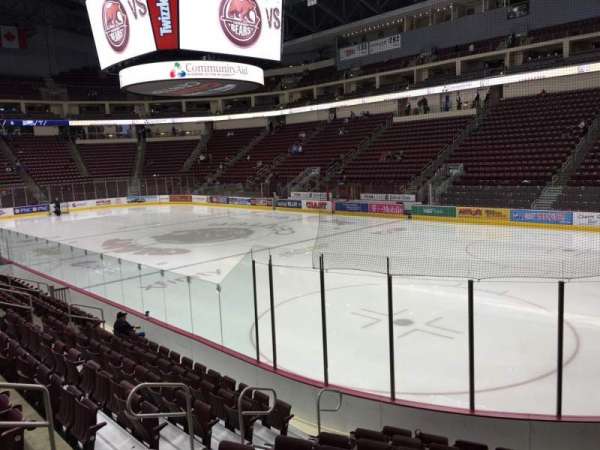 Giant Center, section: 110, row: K, seat: 4
