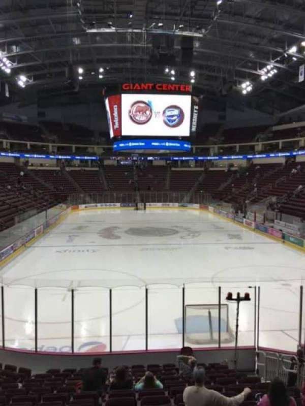 Giant Center, section: 113, row: P, seat: 7