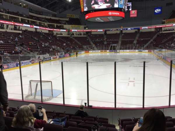 Giant Center, section: 101, row: H, seat: 1