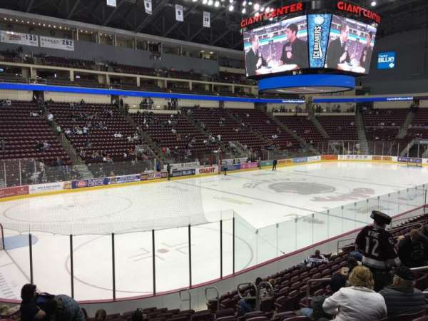 Giant Center, section: 104, row: P, seat: 8