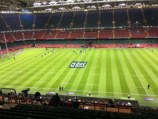 Principality Stadium, section: U29, row: 15, seat: 15