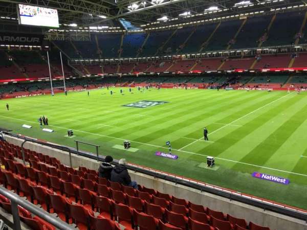 Principality Stadium, section: M27, row: 12, seat: 24