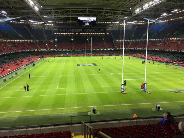 Principality Stadium, section: M20, row: 11, seat: 26
