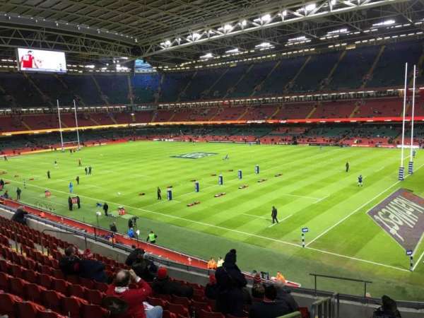 Principality Stadium, section: M4, row: 12, seat: 16