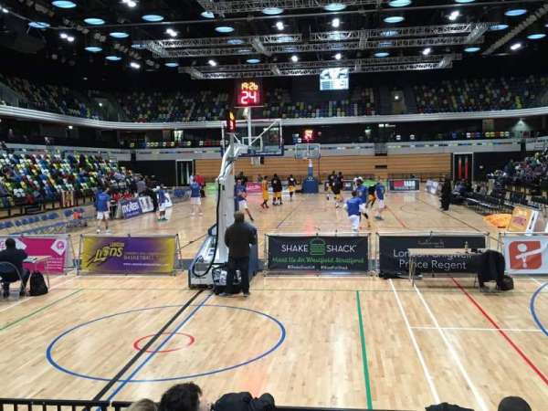 Copper Box Arena, section: 114, row: 5, seat: 50