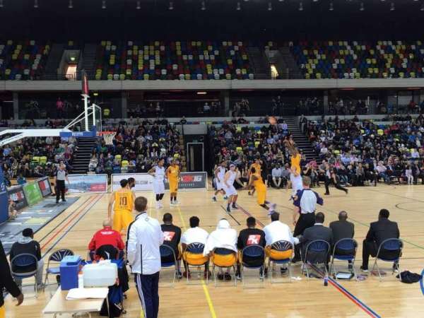 Copper Box Arena, section: 105, row: 5, seat: 101