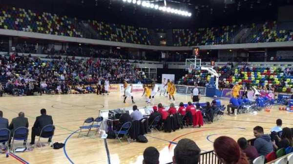 Copper Box Arena, section: 105, row: 5, seat: 101