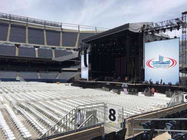 Soldier Field, section: 106, row: 5, seat: 10