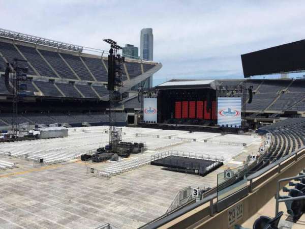 Soldier Field, section: 213, row: 3, seat: 10