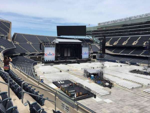 Soldier Field, section: 332, row: 3, seat: 8
