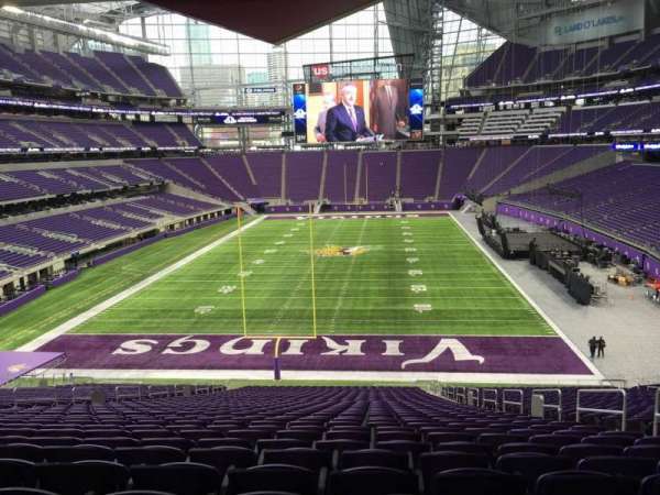 U.S. Bank Stadium, section: 119, row: 42, seat: 6