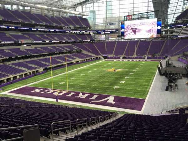U.S. Bank Stadium, section: 116, row: 39, seat: 49
