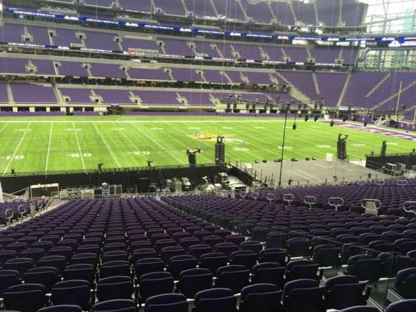 U.S. Bank Stadium, section: 111, row: 34, seat: 4