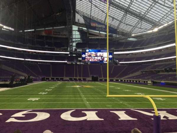 U.S. Bank Stadium, section: 142, row: 5, seat: 12