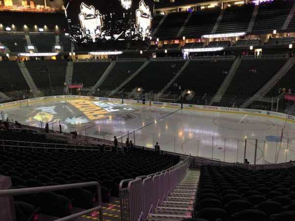 T-Mobile Arena, section: 8, row: Z, seat: 1