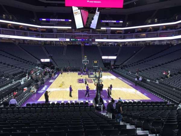 Golden 1 Center, section: 101, row: H, seat: 5