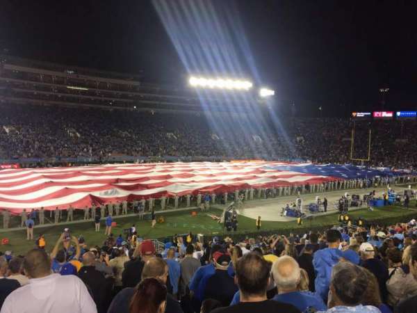 Rose Bowl, section: 2-L, row: 29, seat: 3