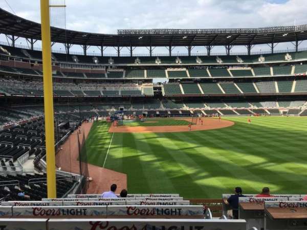 Truist Park, section: 160, row: 5, seat: 1