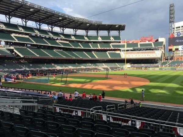 Truist Park, section: 114, row: 7, seat: 11