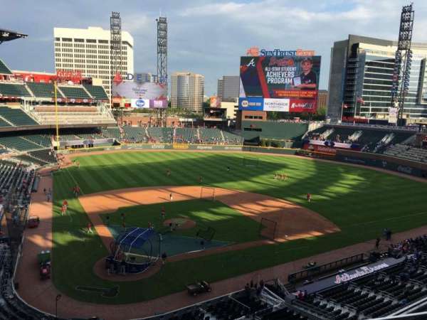 Truist Park, section: 324, row: 2, seat: 10
