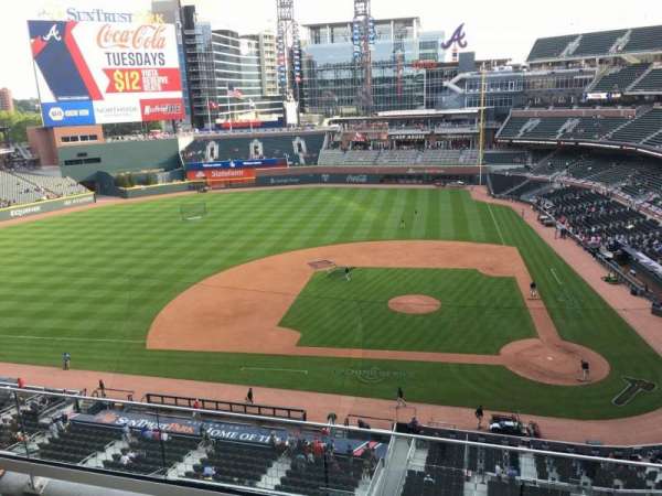 Truist Park, section: 330, row: 4, seat: 13
