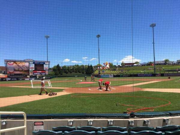 Isotopes Park, section: 101, row: E, seat: 7