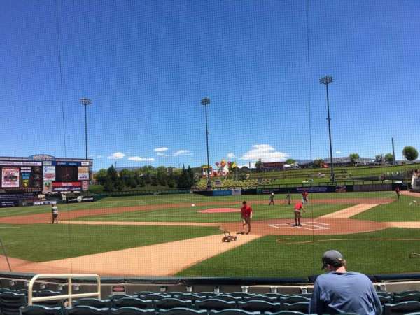 Isotopes Park, section: 103, row: H, seat: 7